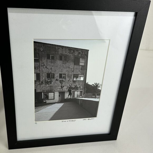 edge of the world chris bernard skateboarding photography Framed photo art - Picture 2 of 7